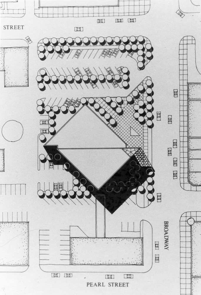 drawing of overhead view of building plan