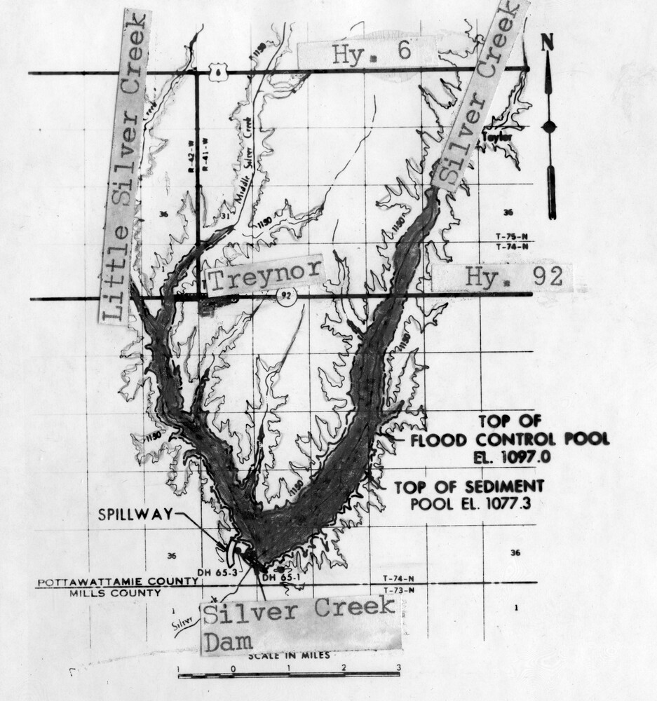 Sketch of creeks.