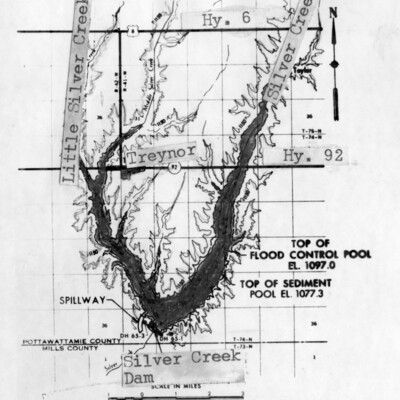 Sketch of creeks.