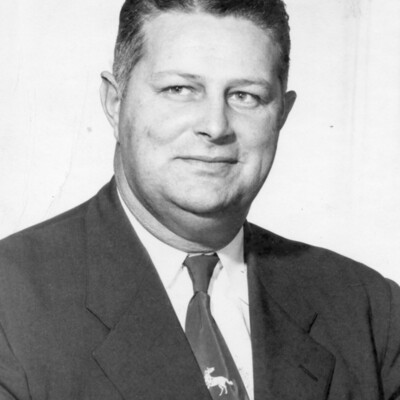 Head shot of man in suit
